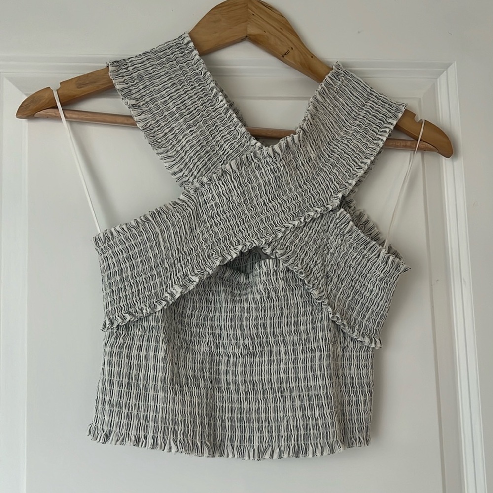 Urban Outfitters Cross Crop Top